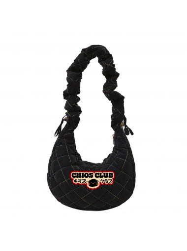 CHIOS CLUB - Chios Signature Rainbow Bubble Tote BLACK [tote25BK]